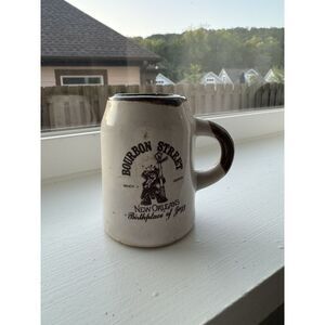 VINTAGE BOURBON STREET NEW ORLEANS SOUVENIR Shot Glass Mini Mug